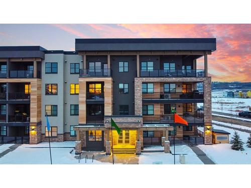 111-55 Wolf Hollow Crescent Se, Calgary, AB - Outdoor With Balcony With Facade