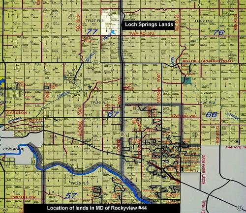 W-5,R-3,T-27,S-22, Nw,Sw-W-5,R-3,T-27,S-22, Se Lochend Road Nw, Rural Rocky View County, AB 