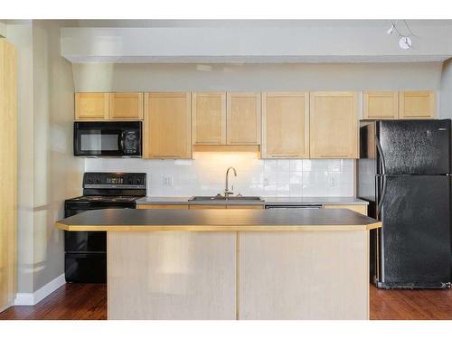 111-1505 27 Avenue Sw, Calgary, AB - Indoor Photo Showing Kitchen