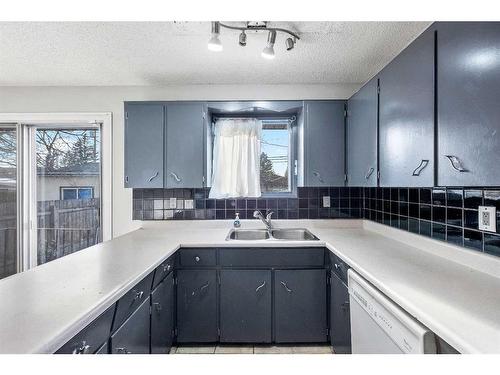 1515 43 Street Se, Calgary, AB - Indoor Photo Showing Kitchen With Double Sink