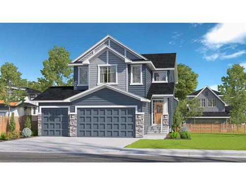 223 Dawson Harbour Court, Chestermere, AB - Outdoor With Facade