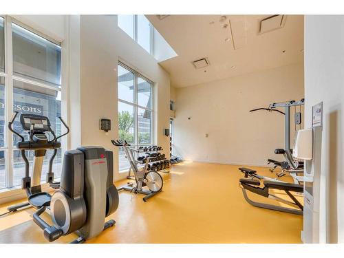 803-3820 Brentwood Road Nw, Calgary, AB - Indoor Photo Showing Gym Room