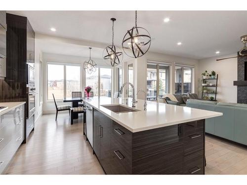 13 Walden Park Se, Calgary, AB - Indoor Photo Showing Kitchen With Upgraded Kitchen