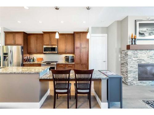 44 Legacy Court Se, Calgary, AB - Indoor Photo Showing Kitchen With Upgraded Kitchen