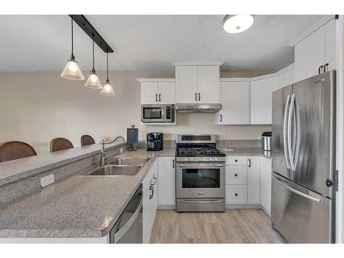 141 West Lakeview Point, Chestermere, AB - Indoor Photo Showing Kitchen With Double Sink