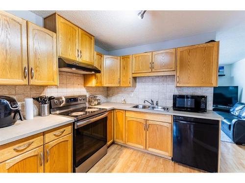 22 Saddlebrook Point Ne, Calgary, AB - Indoor Photo Showing Kitchen With Double Sink