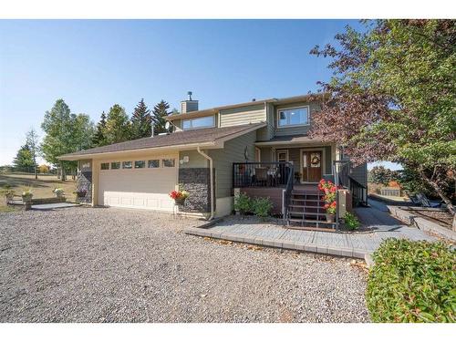 28 Poplar Hill Place, Rural Rocky View County, AB - Outdoor With Deck Patio Veranda With Facade