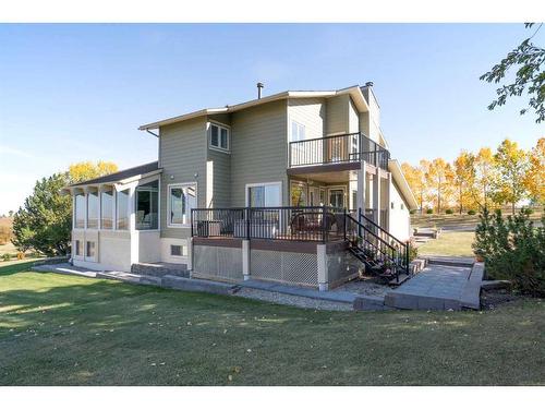 28 Poplar Hill Place, Rural Rocky View County, AB - Outdoor With Balcony