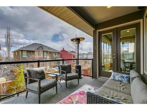 544 Evergreen Circle Sw, Calgary, AB - Outdoor With Deck Patio Veranda With Exterior