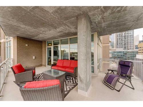 1105-530 12 Avenue Sw, Calgary, AB - Outdoor With Deck Patio Veranda With Exterior