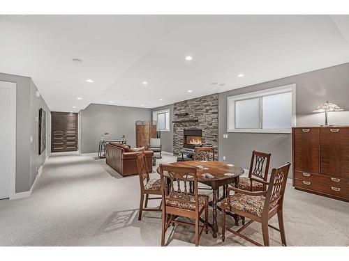 127 35 Street Nw, Calgary, AB - Indoor With Fireplace