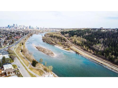 127 35 Street Nw, Calgary, AB - Outdoor With Body Of Water With View