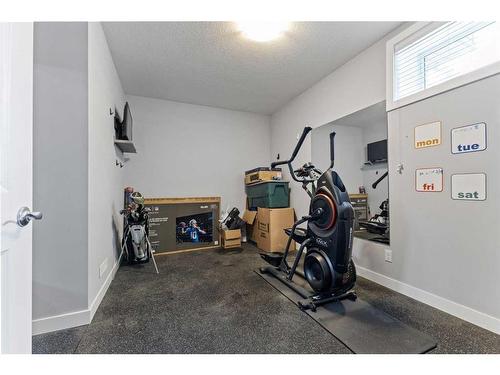 24 Mount Rae Terrace, Okotoks, AB - Indoor Photo Showing Gym Room