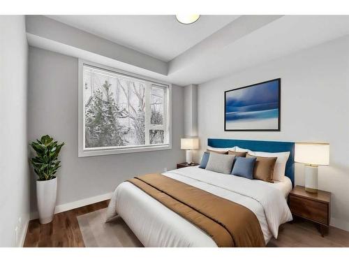 106-4303 1 Street Ne, Calgary, AB - Indoor Photo Showing Bedroom