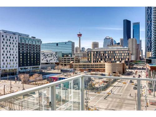610-510 6 Avenue Se, Calgary, AB - Outdoor With Balcony With View