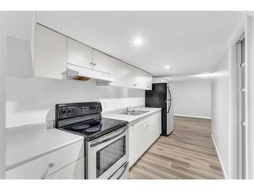 201 Templemont Drive Ne, Calgary, AB - Indoor Photo Showing Kitchen With Double Sink