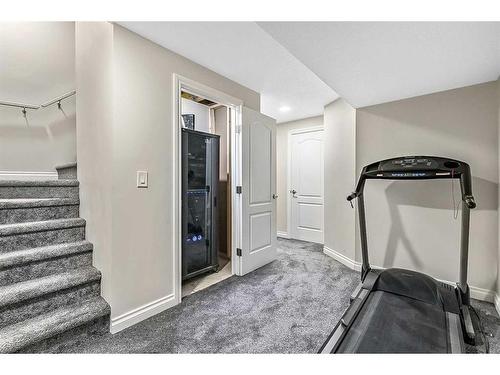 2112 Brightoncrest Green Se, Calgary, AB - Indoor Photo Showing Gym Room