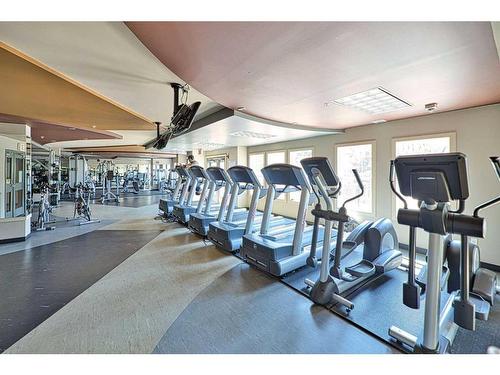 4701-11811 Lake Fraser Drive Se, Calgary, AB - Indoor Photo Showing Gym Room