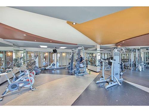4701-11811 Lake Fraser Drive Se, Calgary, AB - Indoor Photo Showing Gym Room