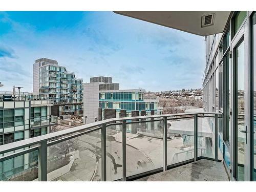 403-138 Waterfront Court Sw, Calgary, AB - Outdoor With Balcony With View With Exterior