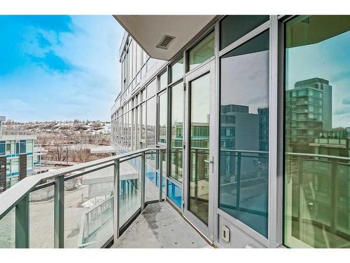 403-138 Waterfront Court Sw, Calgary, AB - Outdoor With Balcony With Exterior
