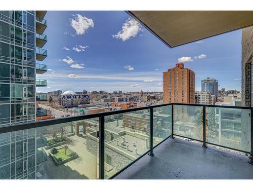 709-1410 1 Street Se, Calgary, AB - Outdoor With Balcony With View With Exterior