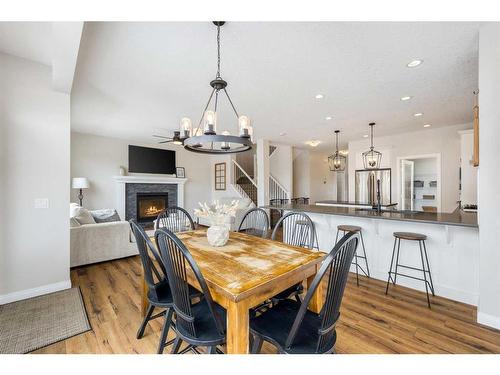 260 Paint Horse Drive, Cochrane, AB - Indoor Photo Showing Dining Room