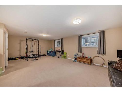 107 Hawkmere Mews, Chestermere, AB - Indoor Photo Showing Gym Room
