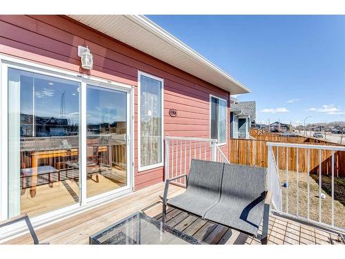 42 Violet Close, Olds, AB - Outdoor With Deck Patio Veranda With Exterior