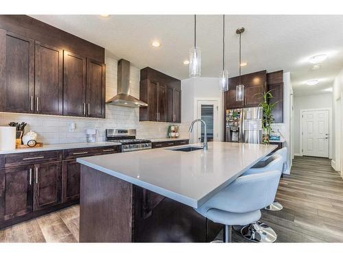 34 Red Sky Terrace Ne, Calgary, AB - Indoor Photo Showing Kitchen With Upgraded Kitchen