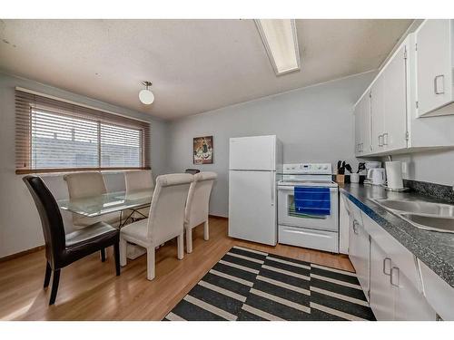3232 19 Avenue Se, Calgary, AB - Indoor Photo Showing Kitchen With Double Sink