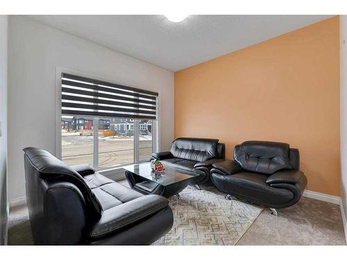 406 Redstone Drive Ne, Calgary, AB - Indoor Photo Showing Living Room