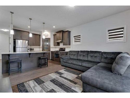 406 Redstone Drive Ne, Calgary, AB - Indoor Photo Showing Living Room