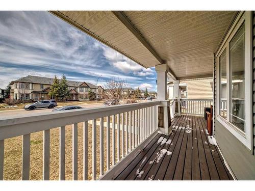 2442 Kingsland Road Se, Airdrie, AB - Outdoor With Deck Patio Veranda With Exterior