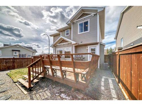 2442 Kingsland Road Se, Airdrie, AB - Outdoor With Deck Patio Veranda With Exterior