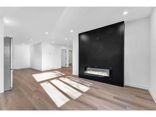 3213 Dover Road Se, Calgary, AB - Indoor With Fireplace