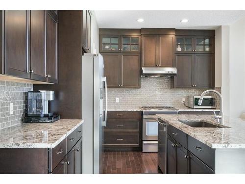 26 Walden Close Se, Calgary, AB - Indoor Photo Showing Kitchen With Upgraded Kitchen