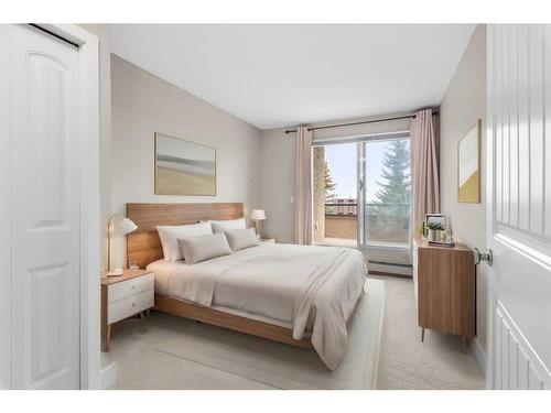 9-211 Village Terrace Sw, Calgary, AB - Indoor Photo Showing Bedroom