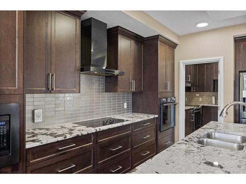 39 Cornerstone Gardens Ne, Calgary, AB - Indoor Photo Showing Kitchen With Double Sink With Upgraded Kitchen