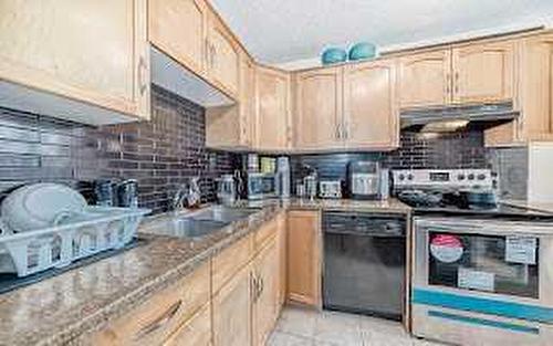 503-1123 13 Avenue Sw, Calgary, AB - Indoor Photo Showing Kitchen With Double Sink