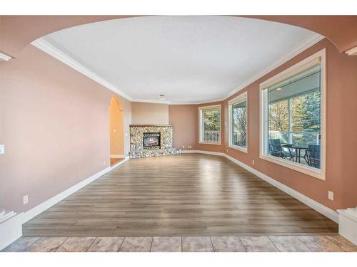5519 Baroc Road Nw, Calgary, AB - Indoor With Fireplace
