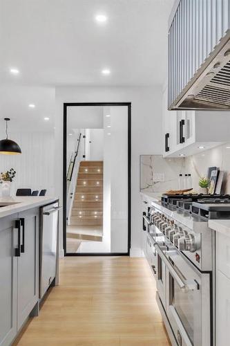 2232 Longridge Drive Sw, Calgary, AB - Indoor Photo Showing Kitchen With Upgraded Kitchen