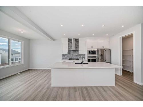 196 Calhoun Crescent Ne, Calgary, AB - Indoor Photo Showing Kitchen With Upgraded Kitchen