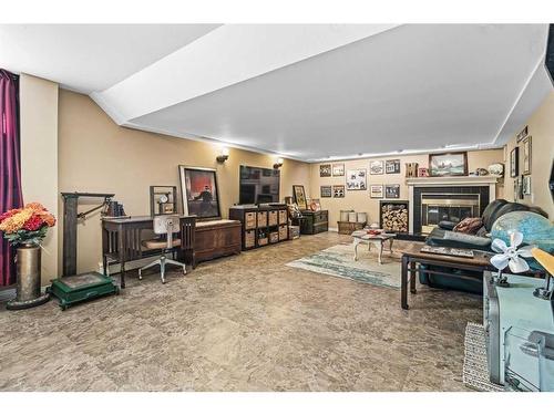 243039 Range Road 260, Rural Wheatland County, AB - Indoor With Fireplace