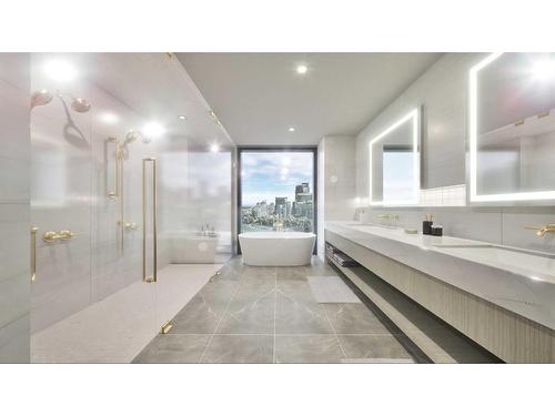605-100 10A Street Nw, Calgary, AB - Indoor Photo Showing Bathroom