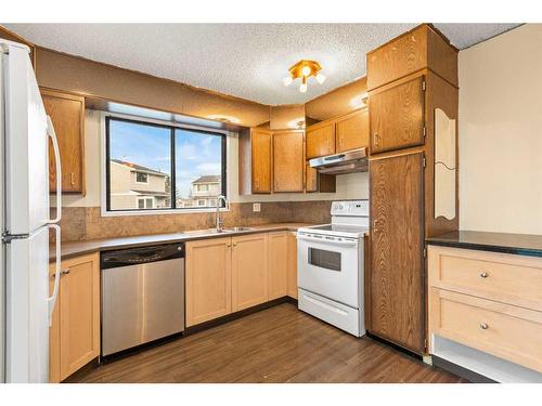 104 Pinestream Place Ne, Calgary, AB - Indoor Photo Showing Kitchen With Double Sink