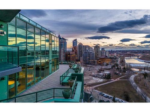 1401-837 2 Avenue Sw, Calgary, AB - Outdoor With View