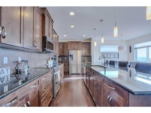 88 Redstone Villas Ne, Calgary, AB - Indoor Photo Showing Kitchen With Upgraded Kitchen