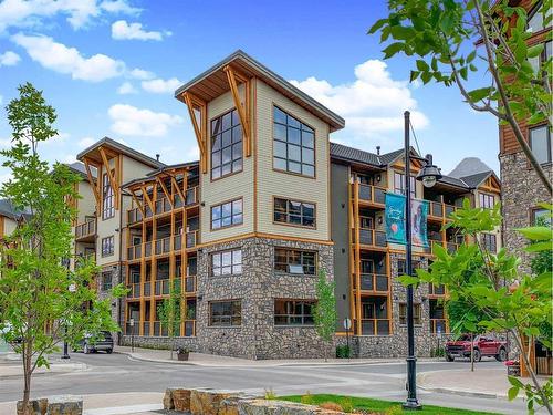 102-905 Spring Creek Drive, Canmore, AB - Outdoor With Facade