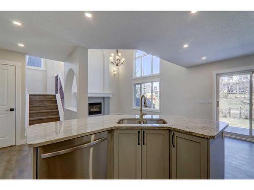 108 Tuscany Hills Close Nw, Calgary, AB - Indoor Photo Showing Kitchen With Double Sink